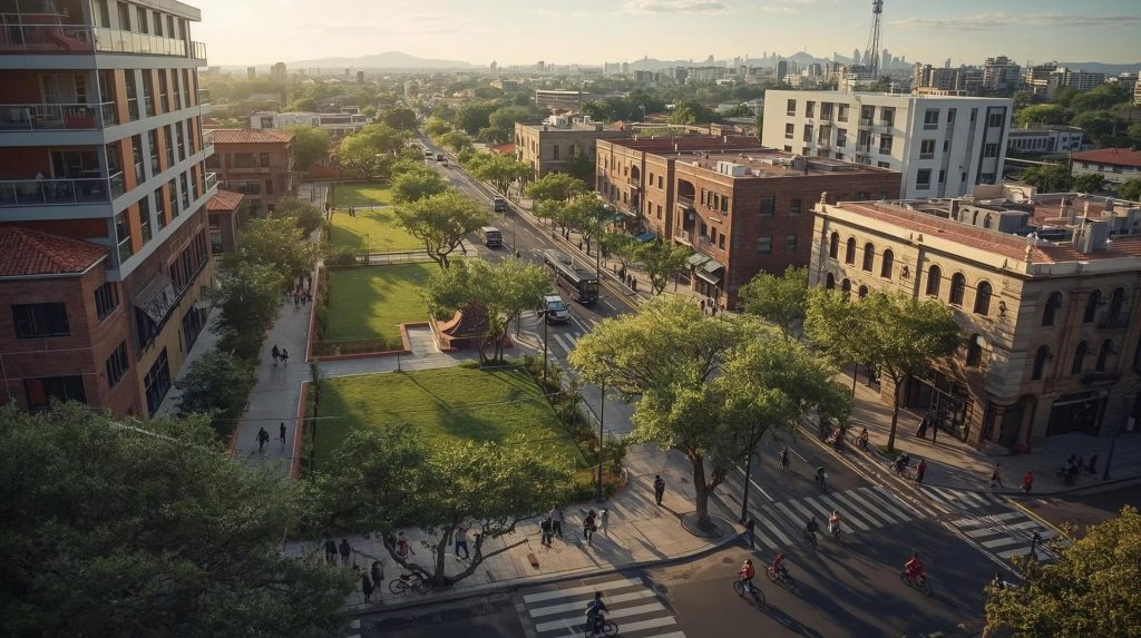 Plusvalía inmobiliaria urbana generada por planeación urbana, parques y usos mixtos